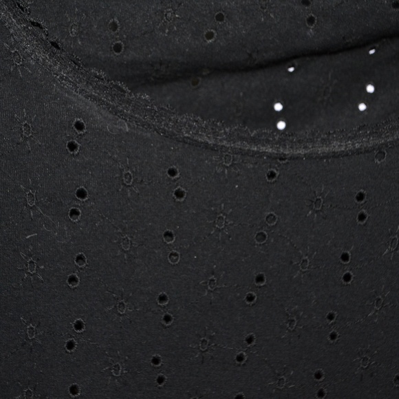 Joseph Black Casual Top Eyelets Size 3 minimalist - Picture 8 of 14